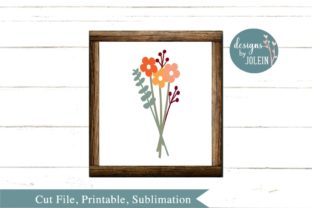 Autumn Floral Bouquet Graphics for Crafts