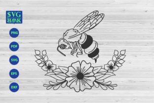 Bee with Floral Embroidery Design Review