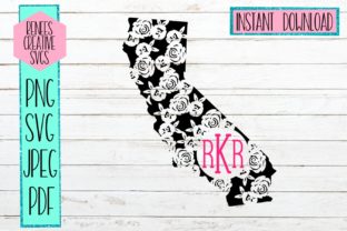 California Floral Monogram Review for Embroidery Projects