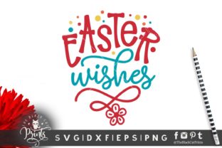 Easter Wishes SVG for Crafts and Graphics