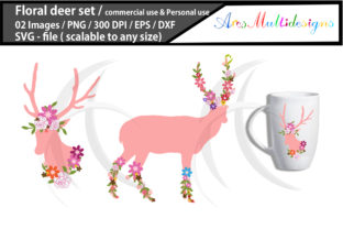 Floral Deer Cut File Review for Embroidery Projects