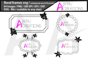 Floral Frame Cut File for Crafts and Graphics