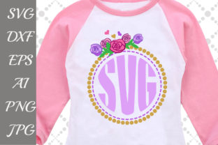 Floral Gold Pink Graphics for Crafts and Creative Projects