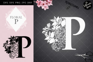 P - Floral Letter Design Review